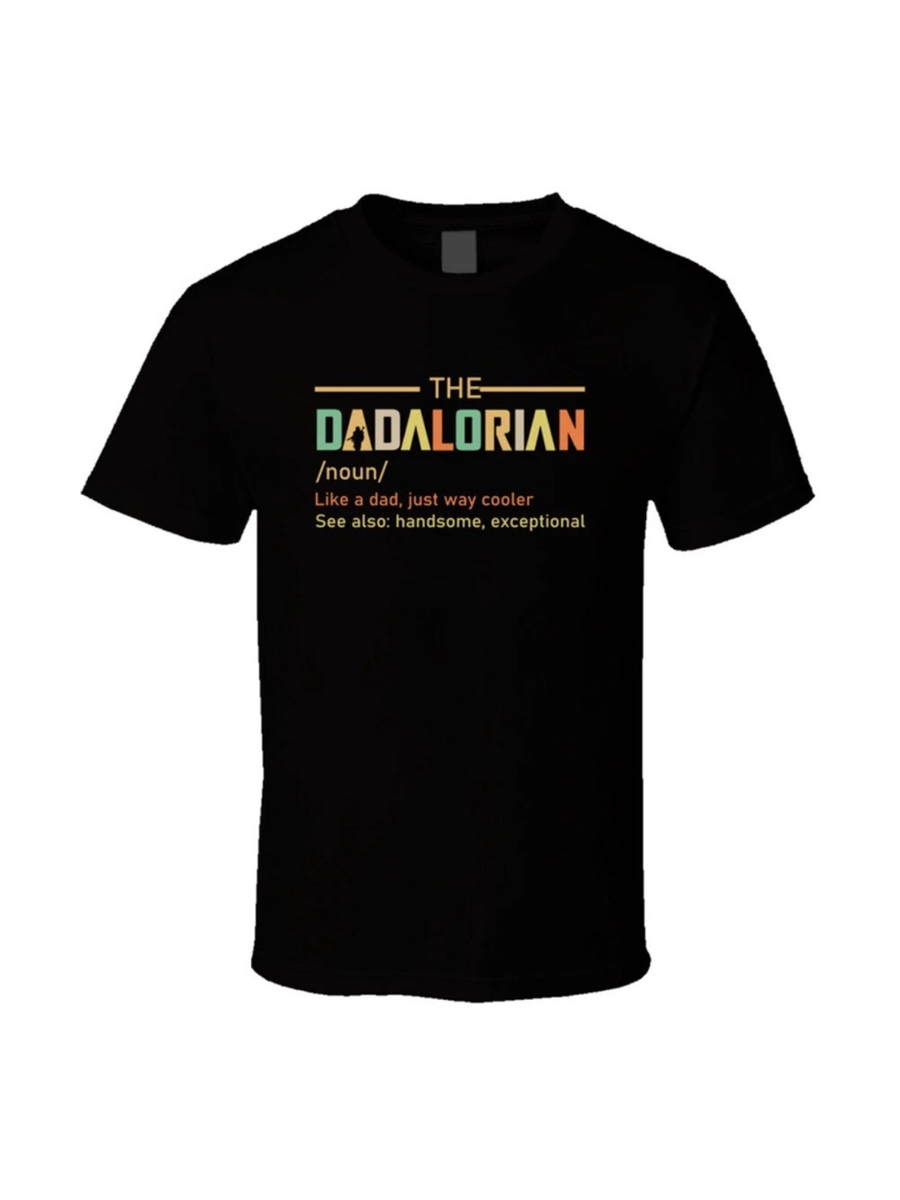 The Dadalorian Definition Noun Star Wars Parody Father’s Day T-Shirt L NWOT